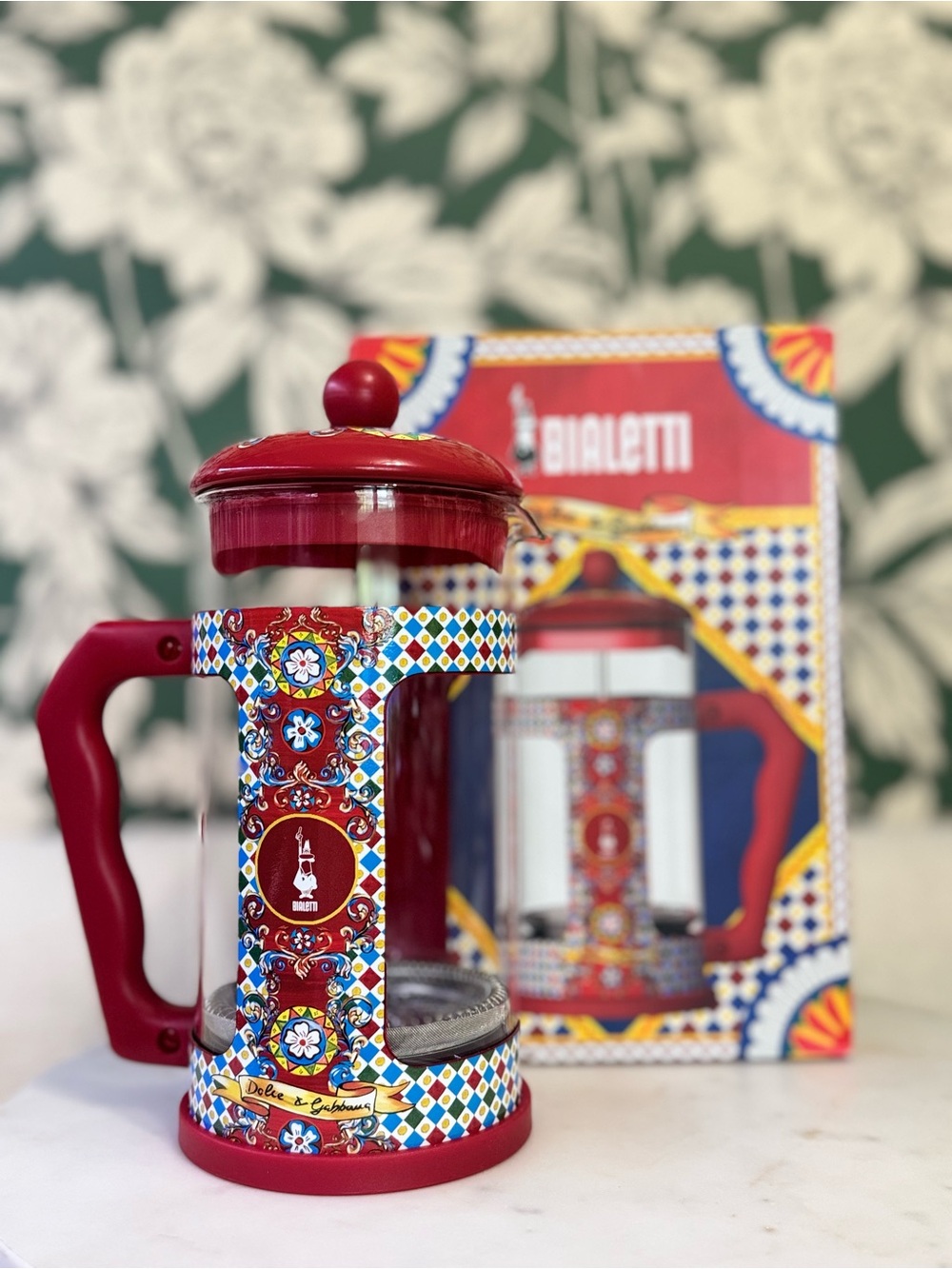Bialetti Dolce & Gabbana French Press Coffee Maker New in Box